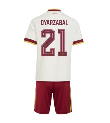 Spanien Mikel Oyarzabal #21 Udebanetrøje Børn VM 2026 Kortærmet (+ Korte bukser)